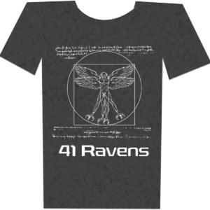 41 Ravens DaVinci's Raven T-Shirt